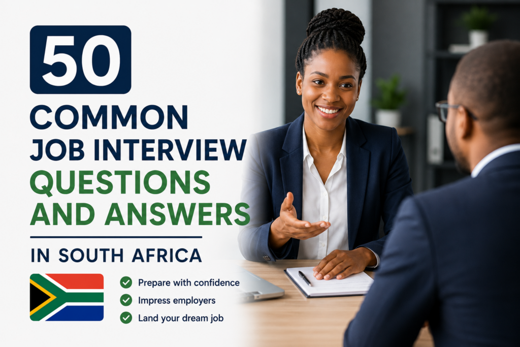 50 Common Job Interview Questions and Answers in South Africa 50 common job interview questions and answers in south africa