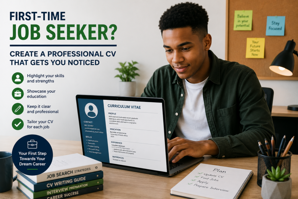 How to Get Your First Job With No Experience in South Africa first time job seeker