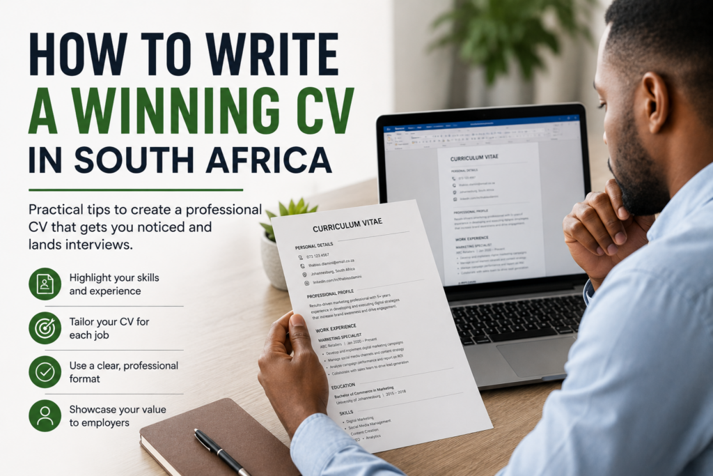 How to Write a Winning CV in South Africa how to write a winning cv in sa