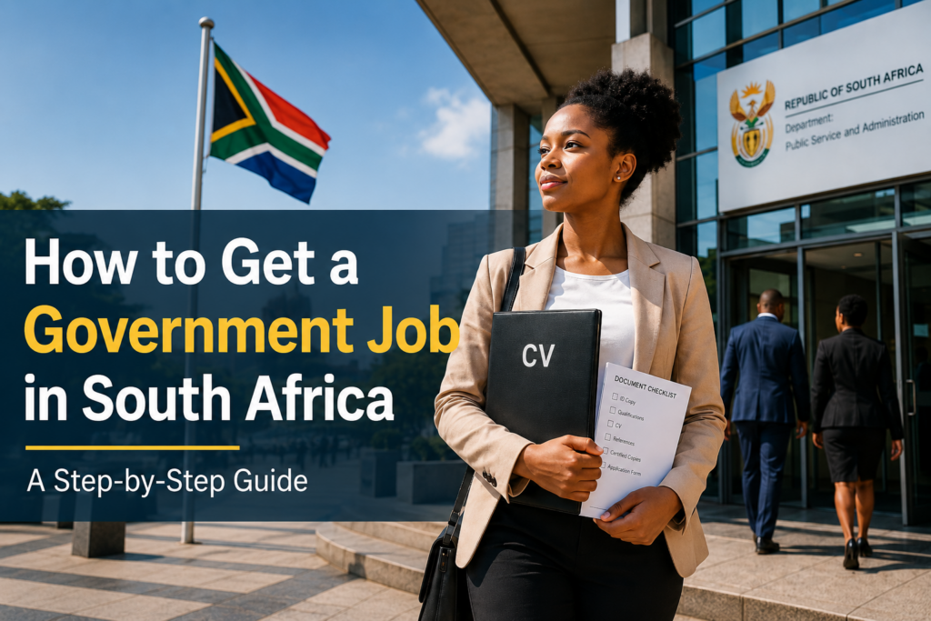 how to get gov jobs in sa