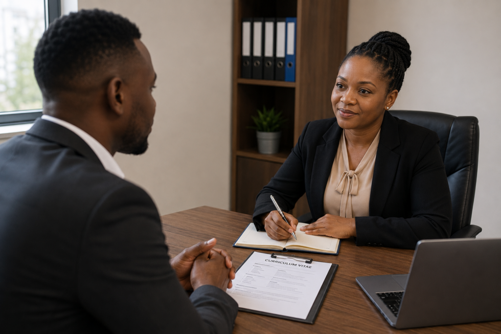 Career Change in South Africa: How to Start Over and Succeed interview setting