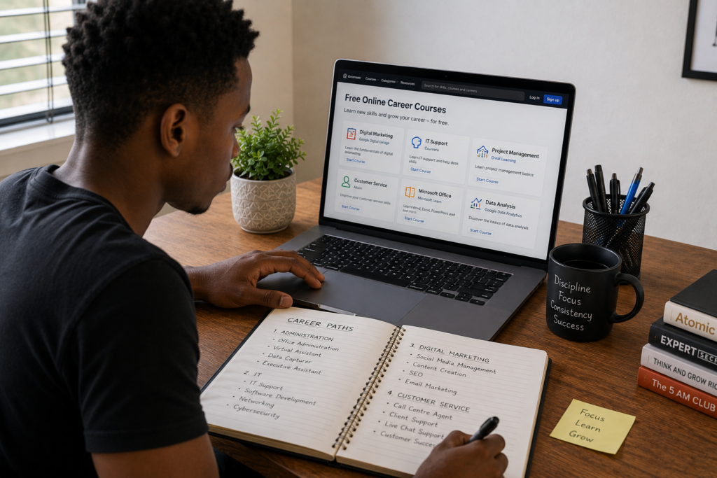 Best Free Online Courses for Job Seekers in South Africa study
